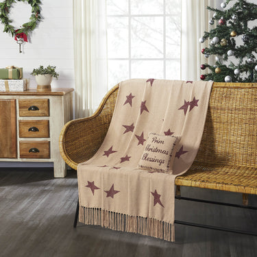 Gable Primitive Star Woven Throw 50